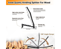 Wall Mounted Firewood Splitter
