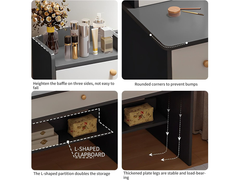 Dressing Table with LED Mirror