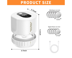 Electric Jar Vacuum Sealing Machine Kit