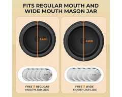 Electric Jar Vacuum Sealing Machine Kit