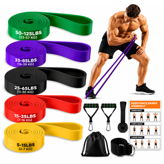 Resistance Band 5 Piece Set