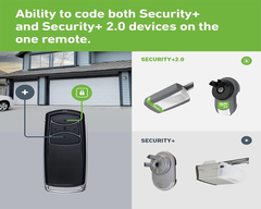 E960M Garage Door Remote Merlin+ 2.0 Replacement Garage Door Remote