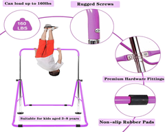 Gymnastics Training Bar Purple