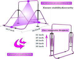 Gymnastics Training Bar Purple
