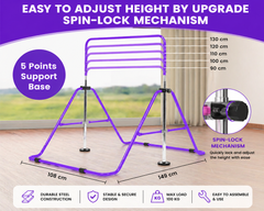Gymnastics Training Bar Purple