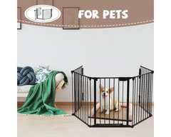 Pet Isolation Door Fireplace Fence Safety Gate