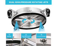 20" Pressure Washer Surface Cleaner