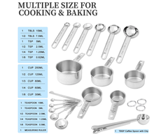 Measuring Cups and Spoons Set
