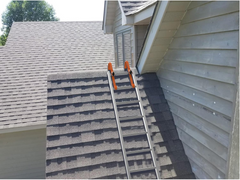 2 PCS Ladder Roof Hook with Wheel