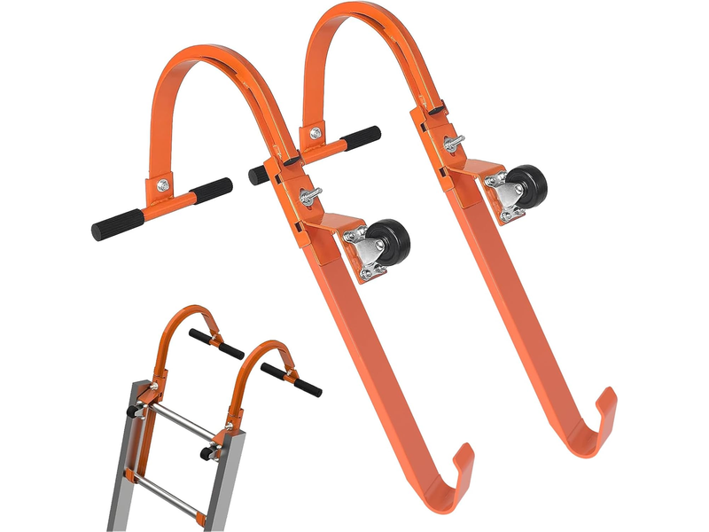 2 PCS Ladder Roof Hook with Wheel