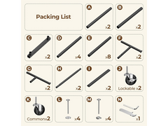Double Rods Clothes Rack