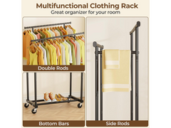 Double Rods Clothes Rack