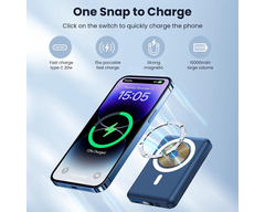 10000mah Wireless Charging Power Bank