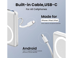 10000mah Wireless Charging Power Bank