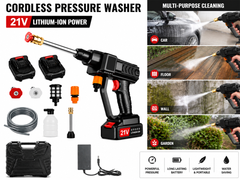 Rechargeable High Pressure Washer Gun Kit