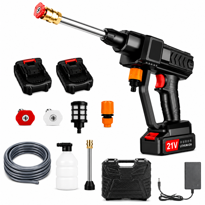 Rechargeable High Pressure Washer Gun Kit