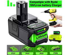 Ryobi 18V Battery 8000mAh Replacement Battery