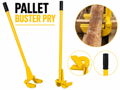 Pallet Buster Pry Wrecking Bar w/ Handle Heavy Duty Pallet Breaker