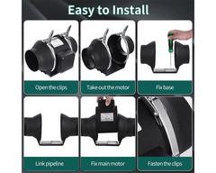 Inline Extractor Fan Exhaust Duct 150MM