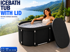 Portable Ice Bath Tub With Lid