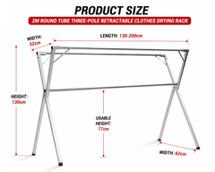 Foldable Clothes Drying Rack