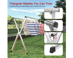 Foldable Clothes Drying Rack
