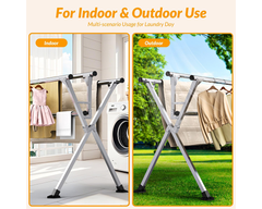 Foldable Clothes Drying Rack