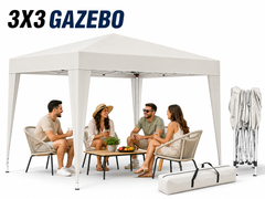 Folding Garden Gazebo 3x3M