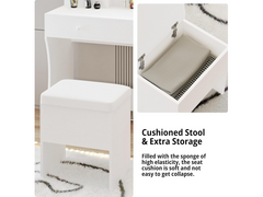 Dressing Table – 80CM Dressing Table with Mirror LED Lights
