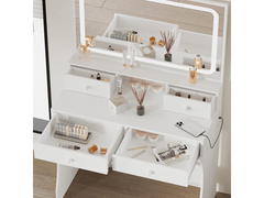 Dressing Table – 80CM Dressing Table with Mirror LED Lights