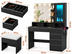 Dressing Table With Mirror
