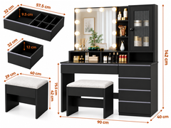 Dressing Table With Mirror