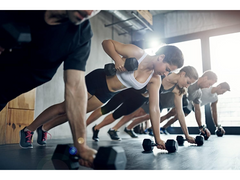 15kg Rubber Hex Dumbbell