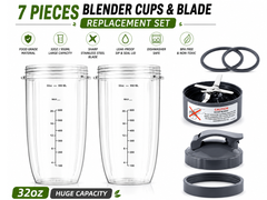 Nutribullet Blender Cups Set