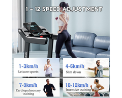 Folding Treadmill Mechanical Treadmill Walking Machine