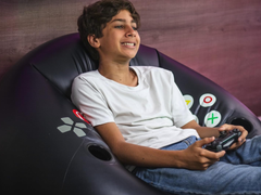 Inflatable Gaming Chair Portable Lounge Chair with Cup Holder