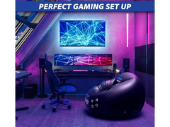 Inflatable Gaming Chair Portable Lounge Chair with Cup Holder