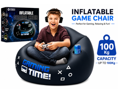 Inflatable Gaming Chair Portable Lounge Chair with Cup Holder