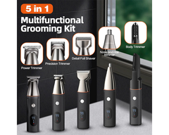 Cordless Hair Clippers Kit - Grooming Trimmer
