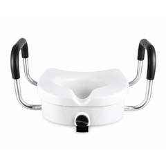 Raised Toilet Seat with Arms