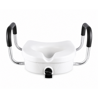 Raised Toilet Seat with Arms
