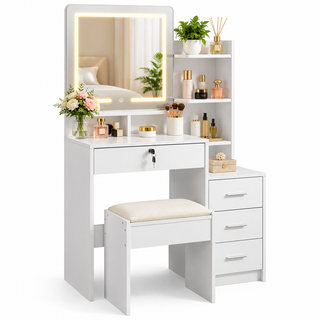 Dressing Table With Mirror