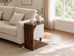 C-Shaped End Table
