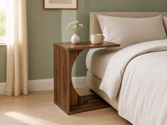 C-Shaped End Table