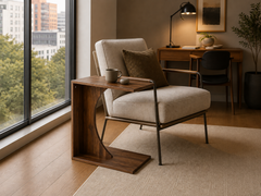 C-Shaped End Table