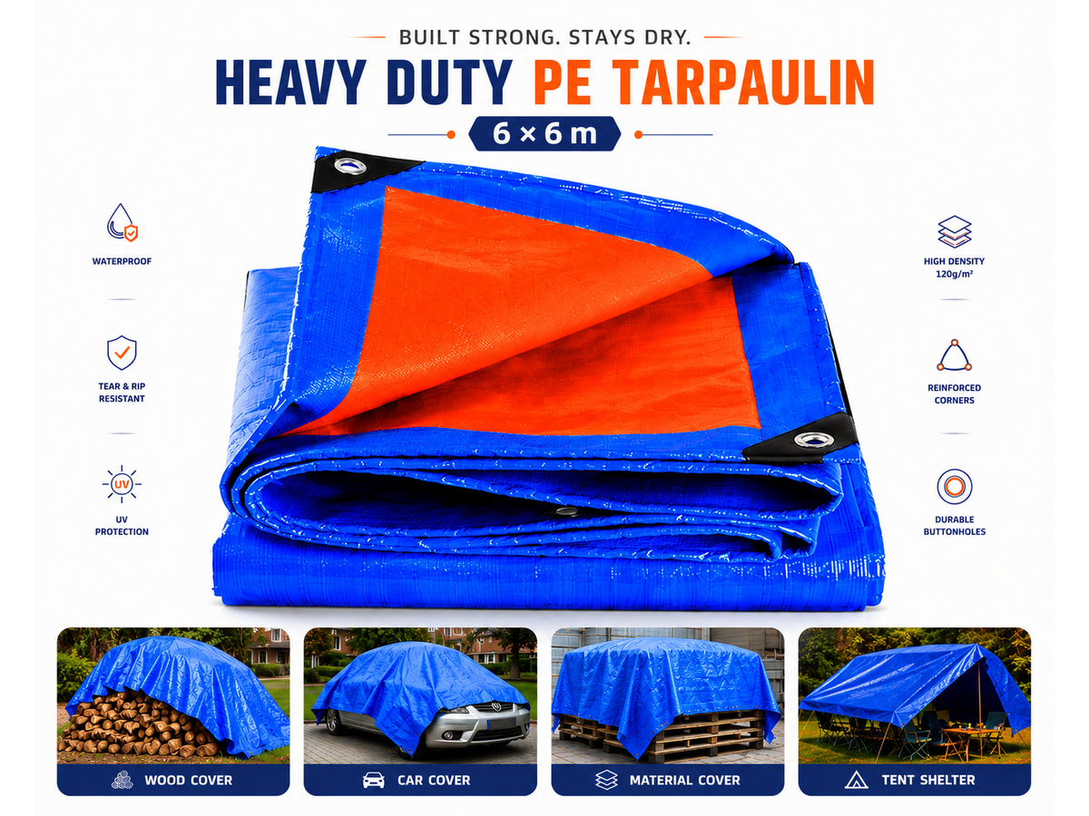 tarp 6x6m Tarpaulin Tarps 6X6M