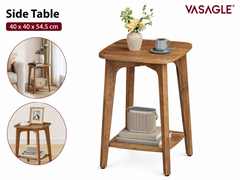 Side Table 2 Tier Square End Table