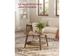 VASAGLE Round Coffee Table