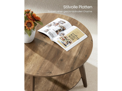 VASAGLE Round Coffee Table