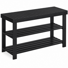 Bamboo Shoe Storage Bench
